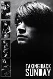 Taking Back Sunday Black and White Music Poster Print