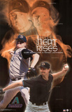 Arizona Diamondbacks Curt Schilling Randy Johnson Heat Rises Sports Poster Print