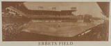 New York Ebbets Field B&W Vintage Photo Sports Poster Print