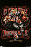 Cincinnati Bengals (Mascot, Grinding It Out Since 1968) Sports Poster Print
