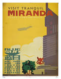 Serenity Movie Blue Sun Visit Tranquil Miranda Travel Poster Print