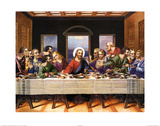 Leonardo Da Vinci (Last Supper) Art Poster Print