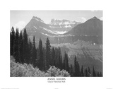 Ansel Adams Glacier National Park Art Print Poster