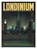Serenity Movie Blue Sun Londinium Travel Poster Print