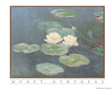 Claude Monet Nympheas Art Print POSTER Water Lilypads