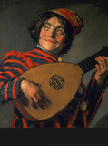 Portrait of a Jester with a Lute