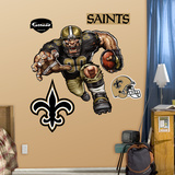 New Orleans Saints Die Cut RB Liquid Blue
