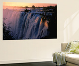 Victoria Falls at Sunset from Zambia, Victoria Falls, Zambia