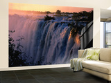 Victoria Falls at Sunset from Zambia, Victoria Falls, Zambia