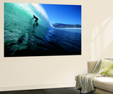 Surfing the Tube at "Dunes," Noordhoek Beach, Cape Town, South Africa