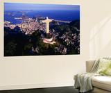 The Statue of Christ the Redeemer Stands at Top of Cordova Mountain Peak, Rio De Janeiro, Brazil