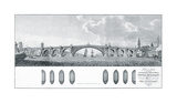 Design for a Bridge with a Centre Arch of Iron