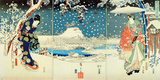 Snow Scene In the Garden of A Daimyo