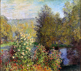 Claude Monet (Corner of the Garden at Montgeron) Art Poster Print