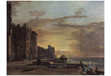 Paul Sandby (Windsor Castle, to the north-east terrace) Art Poster Print