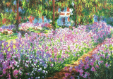 Claude Monet (Garden at Giverny) Art Print Poster