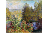 Claude Monet (Corner of the Garden at Montgeron) Art Poster Print