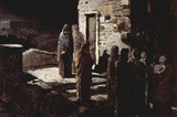 Christ Enters Garden of Gethsemene by Ge Realist Art Print Poster