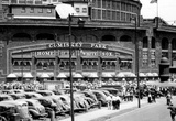 Comiskey Park Chicago Front Gates Archival Photo Sports Poster