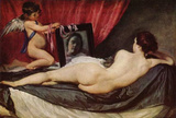 Diego Velazquez (Venus with Mirror (Rokeby Venus)) Art Poster Print