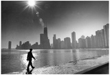 Chicago Skyline Archival Photo Poster Print
