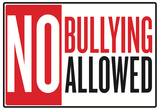 No Bullying Allowed Classroom Poster Poster