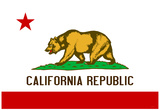 California State Flag Poster Print