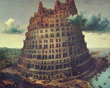 Pieter Brueghel (Tower of Babel) Art Poster Print