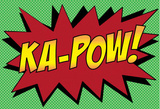 Ka-Pow! Comic Pop-Art Art Print Poster