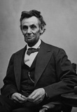 Abraham Lincoln Seated by Alexander Gardner Archival Photo Poster Print