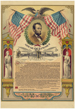 Abraham Lincoln Emancipation Proclamation Historical Document Poster