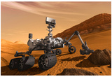 NASA Mars Curiosity Rover Spacecraft Poster