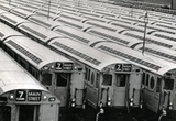New York City Subway Cars 7 Train Archival Photo Poster Print