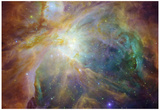 Spitzer and Hubble Create Colorful Masterpiece Space Photo Art Poster Print