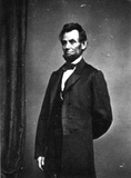 Abraham Lincoln (Photograph, Standing) Art Poster Print