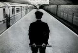 Policeman on New York City Subway Platform Archival Photo Poster Print