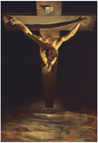 Dali Christ of St John of the Cross Art Print Poster
