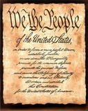 Constitution America motivational Art Print Poster