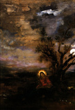 Moreau Christ in the Garden of Olives Art Print Poster,