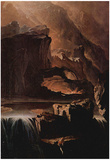 John Martin (Sadak in search of the Waters of Oblivion) Art Poster Print