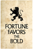 Buy Fortune Favors the Bold Motivational Latin Proverb Poster at AllPosters.com
