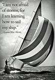 Louisa May Alcott Little Women Motivational Quote Archival Photo Poster