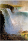 Frederick Edwin Church Niagara Falls from the American Side Art Print Poster