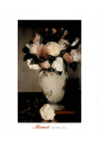 Edouard Manet Peonies Flower vase Art Print POSTER