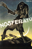 Nosferatu Movie Max Schreck Gustav von Wangenheim 1922 Poster Print