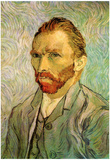 Vincent Van Gogh Self Portrait 1 Art Poster Print