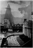Tower of Babel Painting 1985 Archival Photo Poster