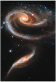Rose Galaxy Hubble Space Photo Art Poster Print