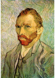 Vincent Van Gogh Self Portrait 1 Art Poster Print
