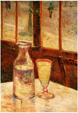 Vincent Van Gogh Still Life with Absinthe Art Print Poster